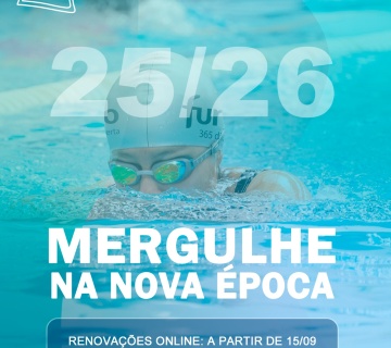 Abertura de renovações e novas inscrições para a Escola Municipal de Natação  