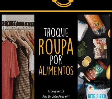 Troque alimentos por roupas e apoie a Loja Social